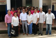 Embajadora de Chile, Gobierno y PMA visitan proyecto de apoyo a afectados por la sequía