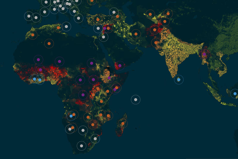 Mapa del hambre EN VIVO
