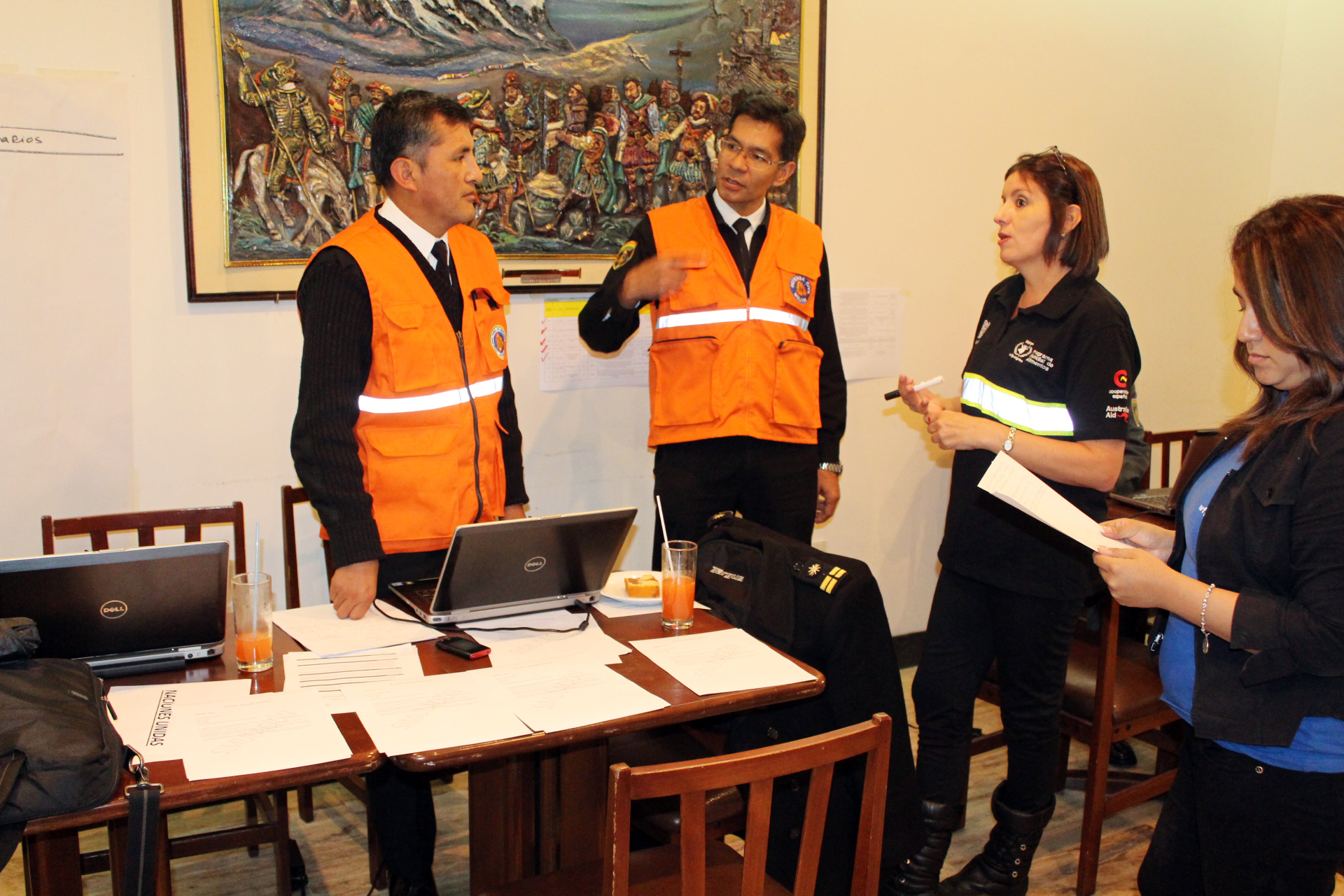 PMA y Bolivia realizan ejercicio de simulación de emergencia