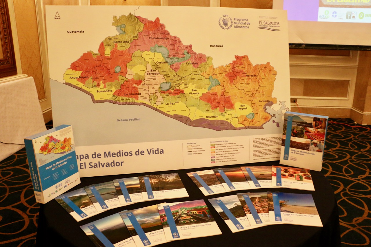MIGOBDT, PMA Y ONG Presentan Actualización del “Mapa de Medios de Vida de El Salvador”