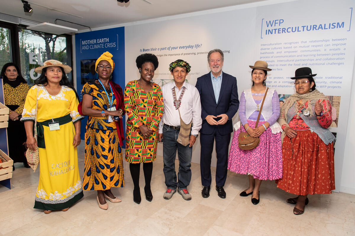 El Director Ejecutivo del WFP, David Beasley, participó durante el evento en la sede del WFP en Roma.