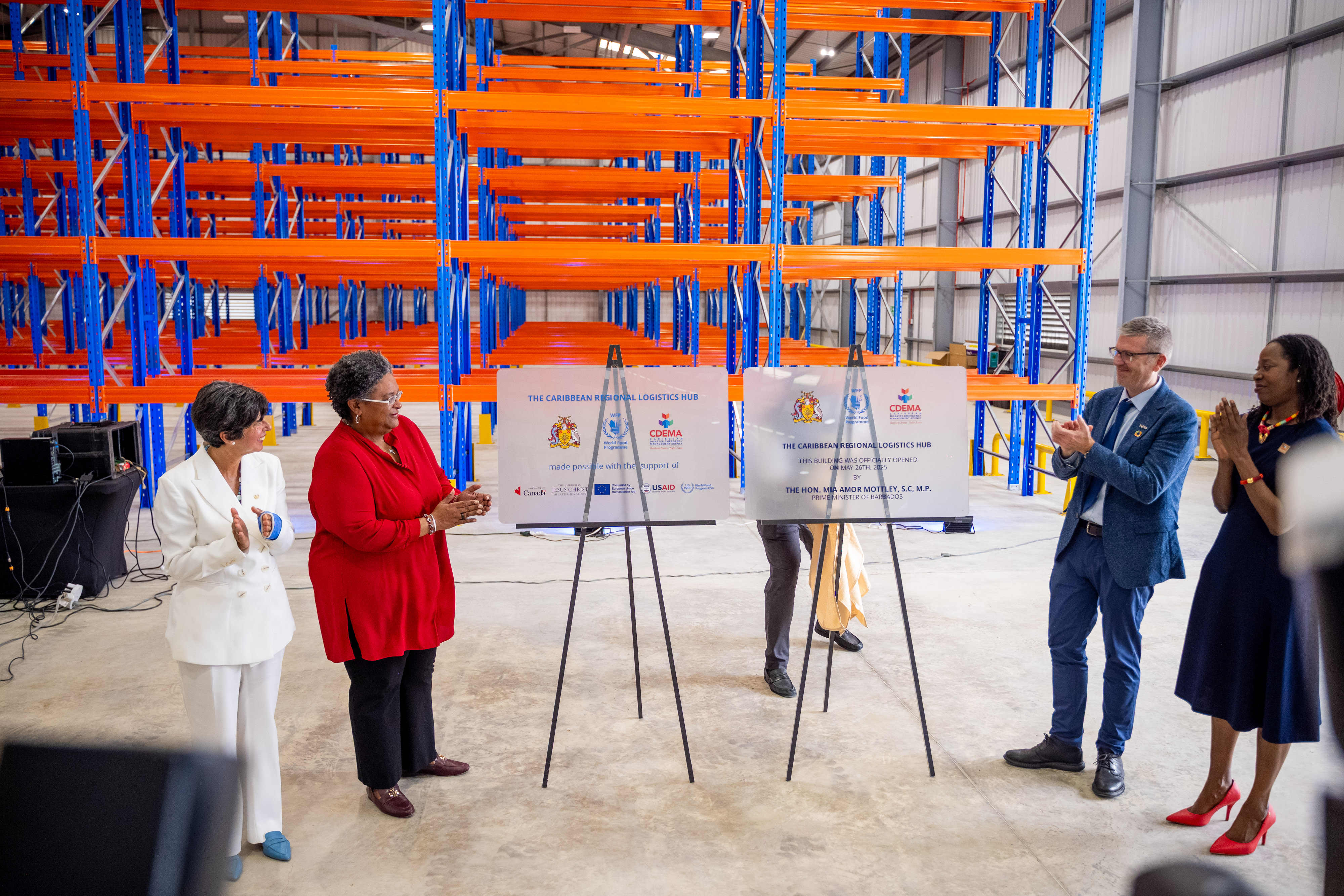 Inauguración del Centro Logístico Regional del Caribe. Foto: WFP / Caribe
