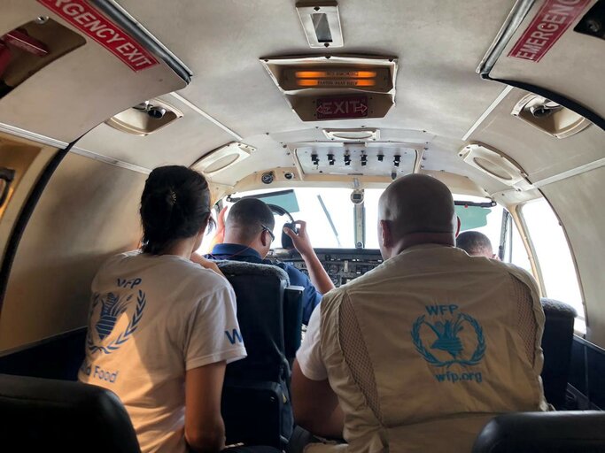 Expertos de WFP brindan apoyo antes y después del huracán Dorian