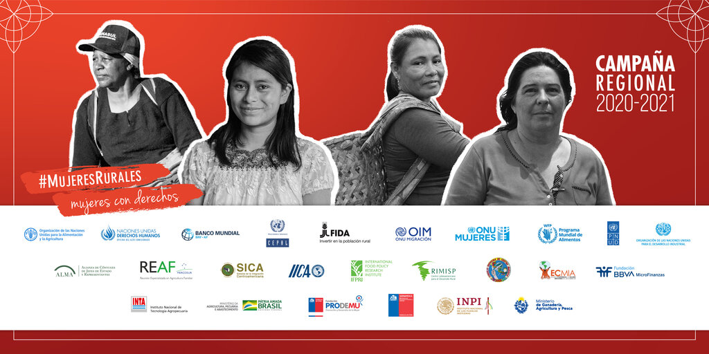 25 organizaciones e instituciones impulsan una campaña para empoderar a las mujeres rurales, indígenas y afrodescendientes frente a la pandemia