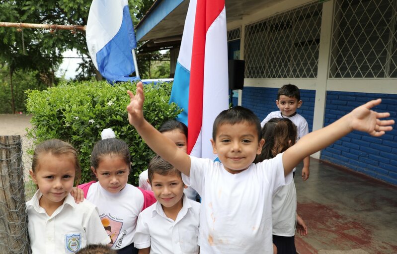 Luxemburgo aporta 1 millón de euros a la merienda escolar en Nicaragua