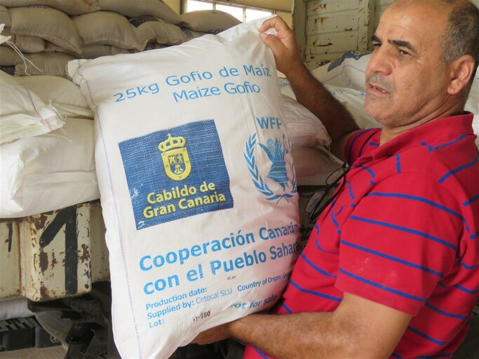 WFP agradece el apoyo de Gran Canaria a los refugiados saharauis