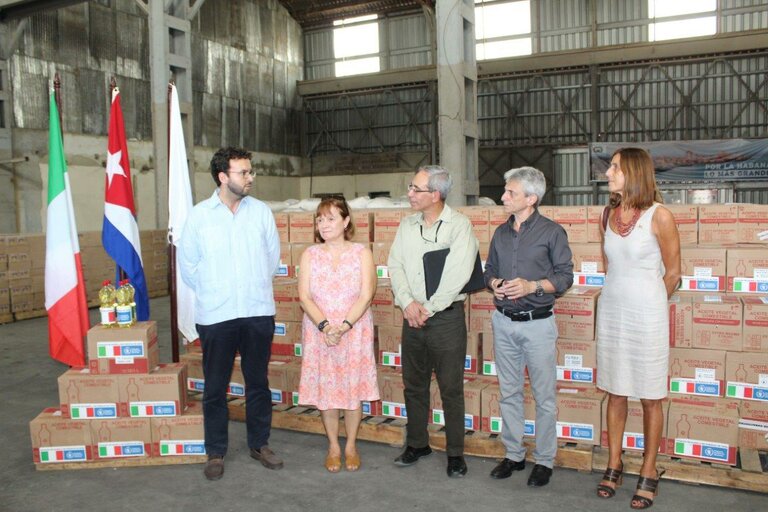 Italia apoya al WFP en respuesta a las afectaciones del tornado en La Habana