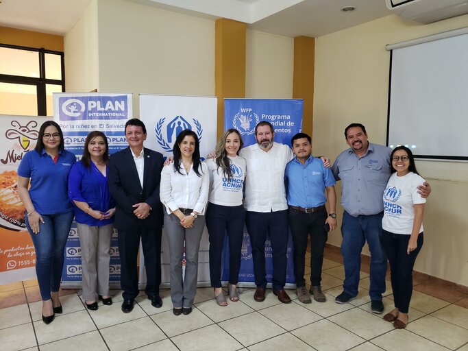Plan International, ACNUR y WFP inauguran proyecto “Modelo de redes de protección y soluciones duraderas” en El Salvador