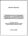 Identificación de las necesidades alimentarias y no alimentarias de los desplazados internos en Colombia 