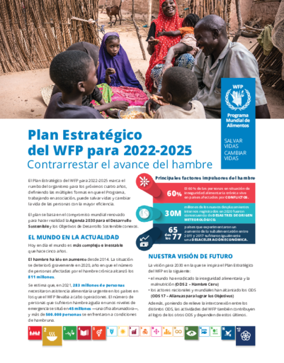 Plan Estratégico de WFP (2022-25)