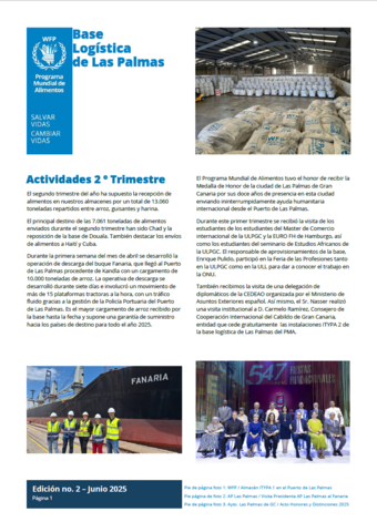 Portada del boletín del segundo trimestre 2025