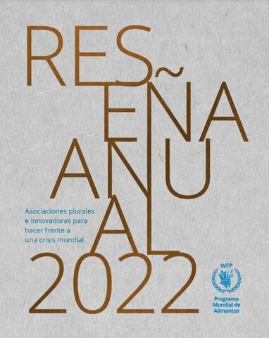 Portada de la Reseña Anual 2022 de WFP