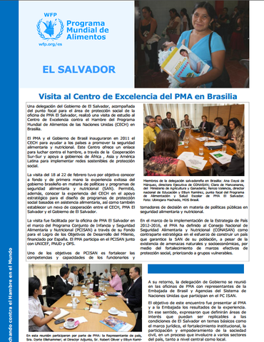 El Salvador: boletín informativo del 2013