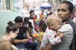 Migrantes de todas las edades se concentran durante día en los comedores para recibir ya fuese su desayuno o almuerzo. Foto: WFP/Deivid Torrado