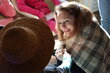 La Princesa Sarah Zeid de Jordania durante una visita al altiplano boliviano. Foto: Cortesía/ONU