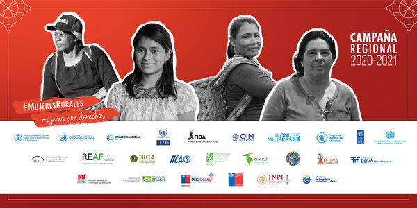 Banner Campaña Mujeres Rurales de America