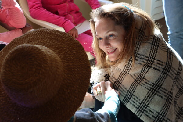 La Princesa Sarah Zeid de Jordania durante una visita al altiplano boliviano. Foto: Cortesía/ONU