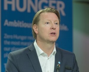 Presidente de Ericsson, Hans Vestberg, recibe Premio Héroe contra el Hambre del PMA