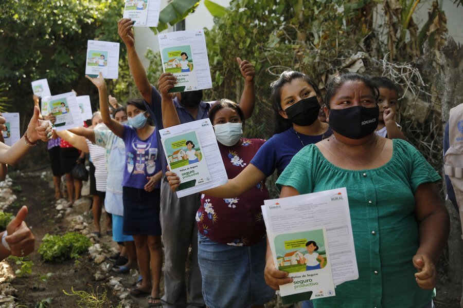 Mujeres Guatemala seguro climatico