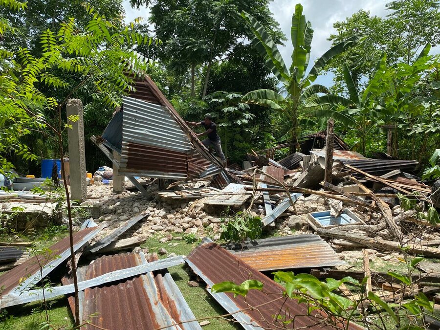 destroyed homes