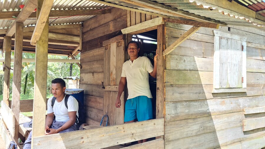 Iván Pérez es un agricultor en la Costa Caribe Norte de Nicaragua que perdió sus cosechas por los desbordamientos del río Coco.