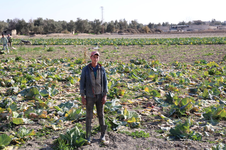 Agricultor local de Adra. Foto: WFP/Hussam Alsaleh