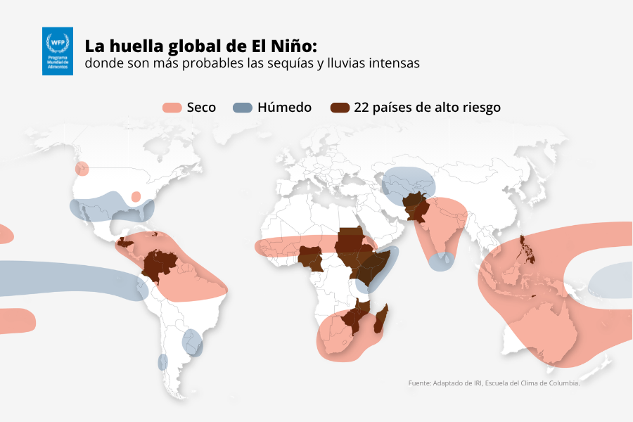 Mapa El Niño