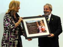 El PMA condecora al Presidente de Brasil por su rol en la lucha global contra el hambre