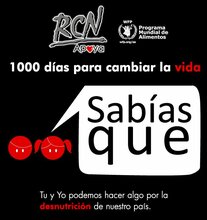 RCN y PMA lanzan campaña "1,000 días para cambiar la vida"
