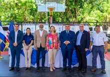 Altos funcionarios de USAID, WFP y el Gobierno de El Salvador