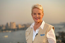 Foto: WFP/Julian Civiero. Directora Ejecutiva de WFP, Cindy McCain.