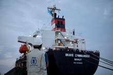 El primer barco del WFP sale de Ucrania para llevar suministros de alimentos a las personas amenazadas por la hambruna