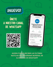 Captura del Canal de WhatsApp de WFP