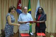 Brasil, Cuba y el PMA juntos para apoyar la Seguridad Alimentaria en Cuba