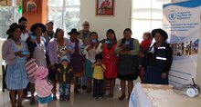 Con el apoyo del PMA, comunarios podrán adquirir alimentos con cupones electrónicos en Chuquisaca