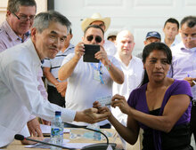 El Salvador: República de Corea apoya a familias afectadas por la sequía