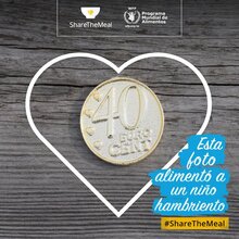 WFP lanza la campaña "40 céntimos" para dar a conocer la app ShareTheMeal