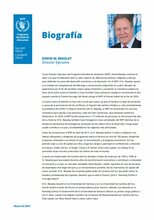 2021 -  Director Ejecutivo del WFP - Biografía