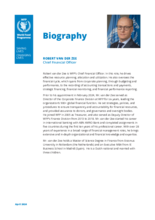 Biografía - Jefe de Finanzas, Robert van der Zee - Abril 2024