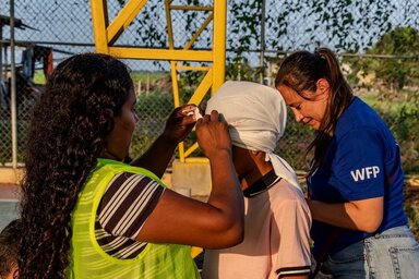 Capacitación de primeros auxilios de la Comunidad Quevedo, Samborondón. Foto: WFP/Gonzalo Ruiz